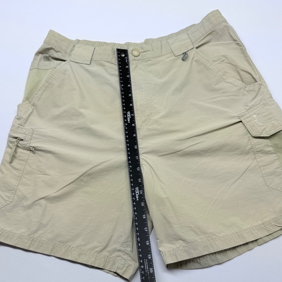 Reel Legends Performance Fishing Cargo Shorts Mens 38 Tan Quick Dry Outdoor - Picture 12 of 15